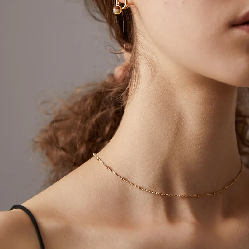 Delicate Thin Chain Necklace