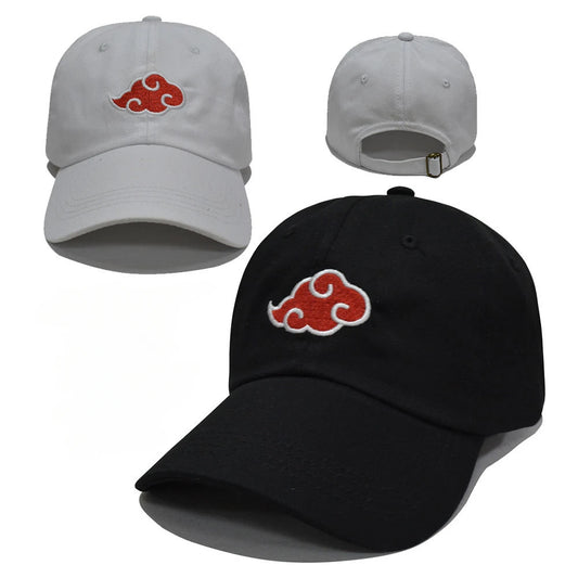 Naruto Akatsuki Cloud Embroidered Baseball Cap - Stylish Anime Hat