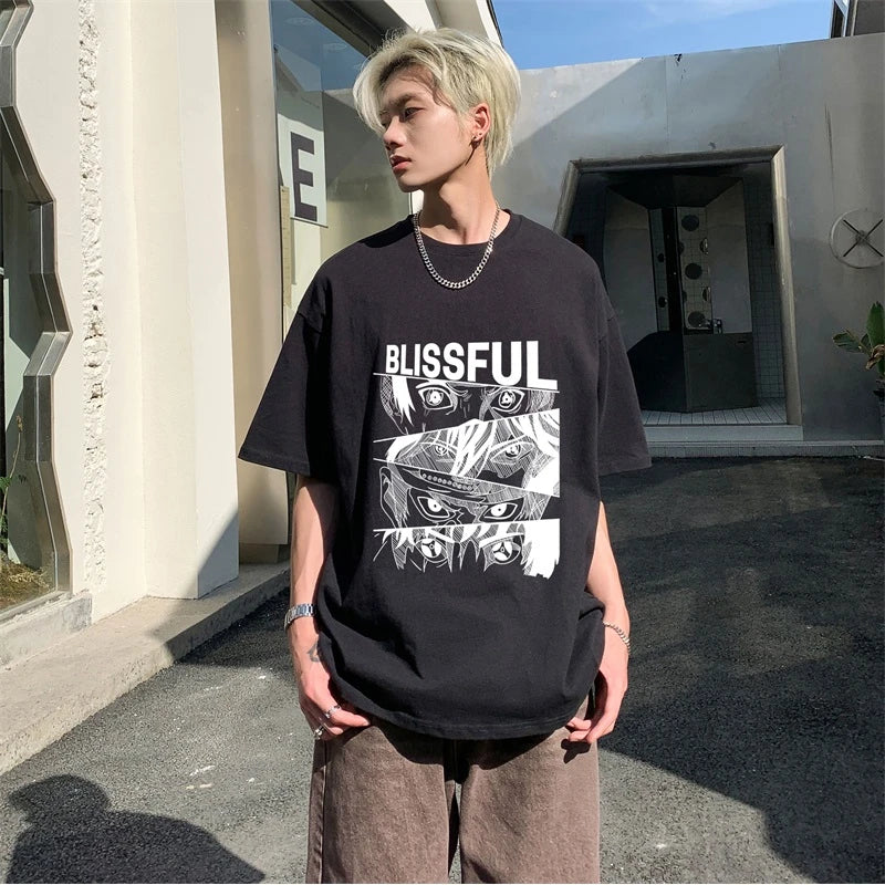 Blissful Anime Short-Sleeve Shirt