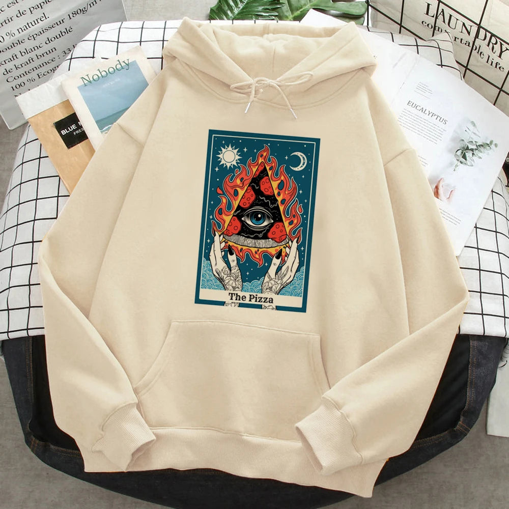 Witchy Vibes Cream Hoodie