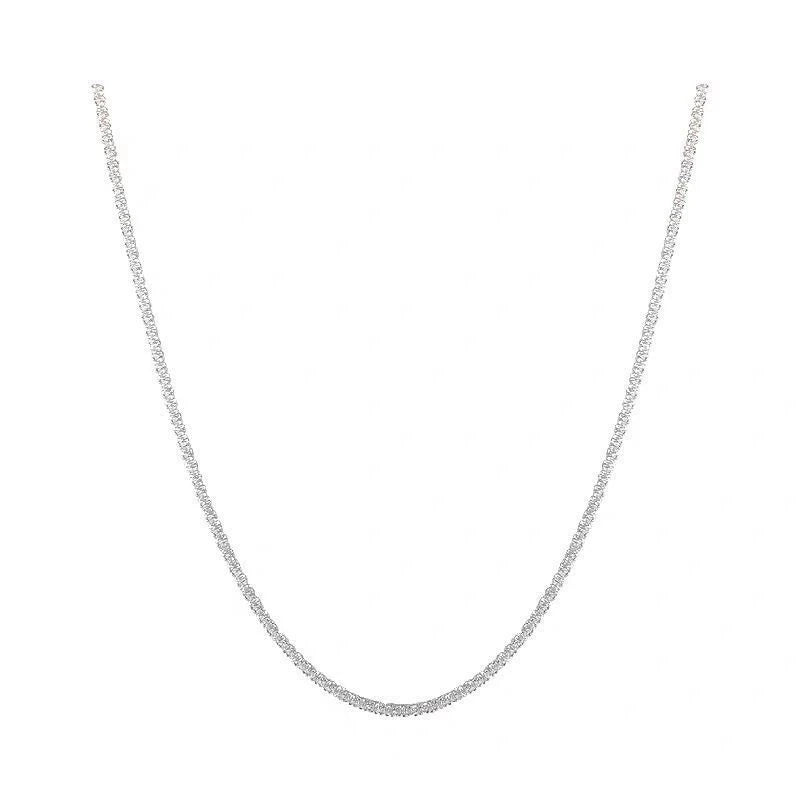 Delicate Silver Chain Necklace - Elegant and Timeless Beauty