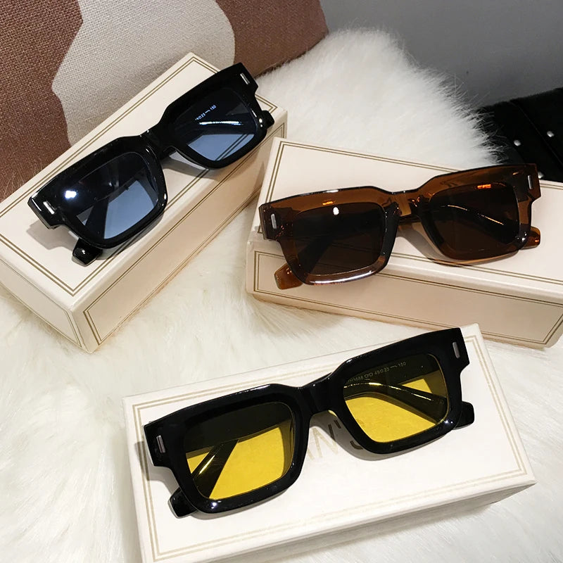 Chunky Square Frame Sunglasses - Bold & Fashionable