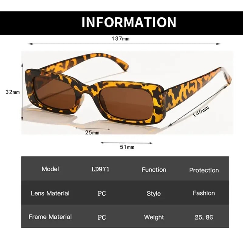 Funky Square Frame Sunglasses