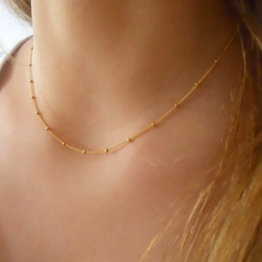 Delicate Thin Chain Necklace