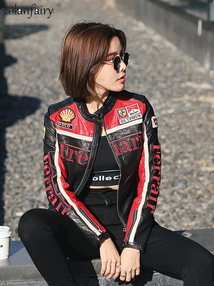 Formula 1 Women's Racing Jacket: Speed and Elegance