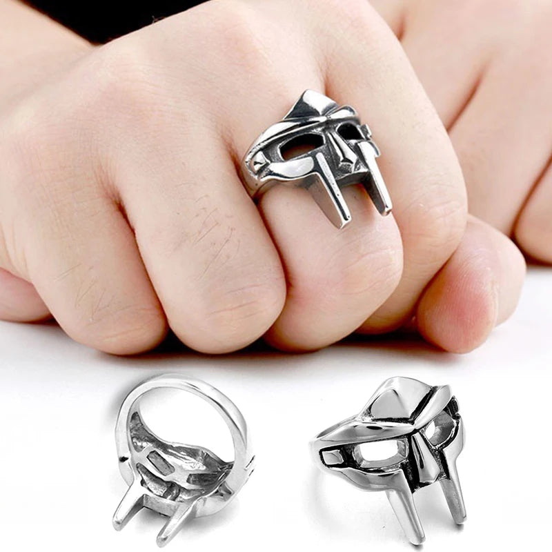 MF DOOM Silver Ring