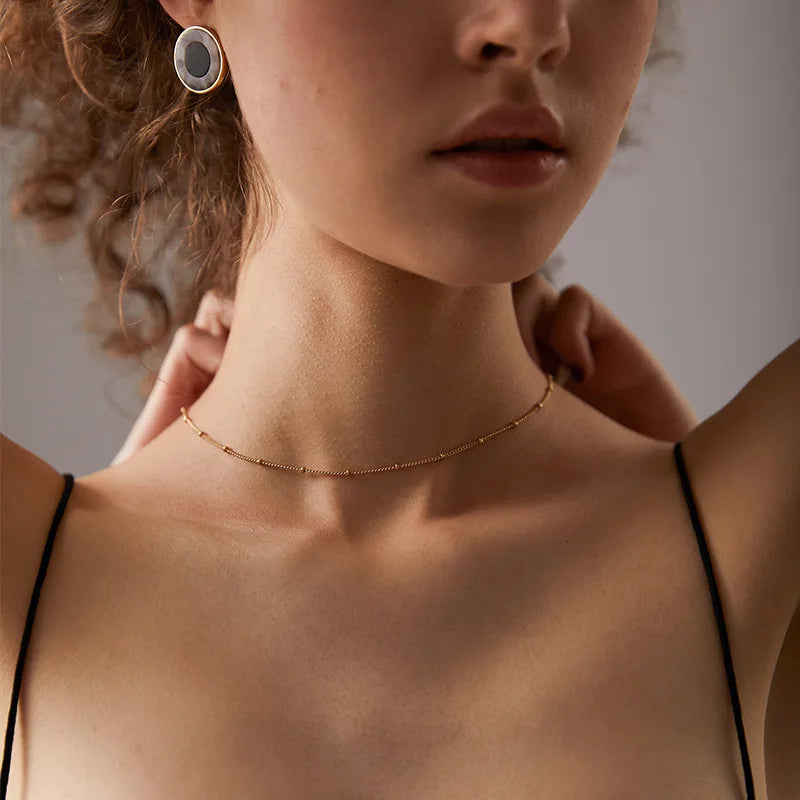 Delicate Thin Chain Necklace