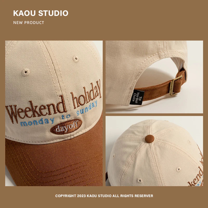 Weekend Holiday Baseball Cap - Relax in Style, Multiple Colors Available