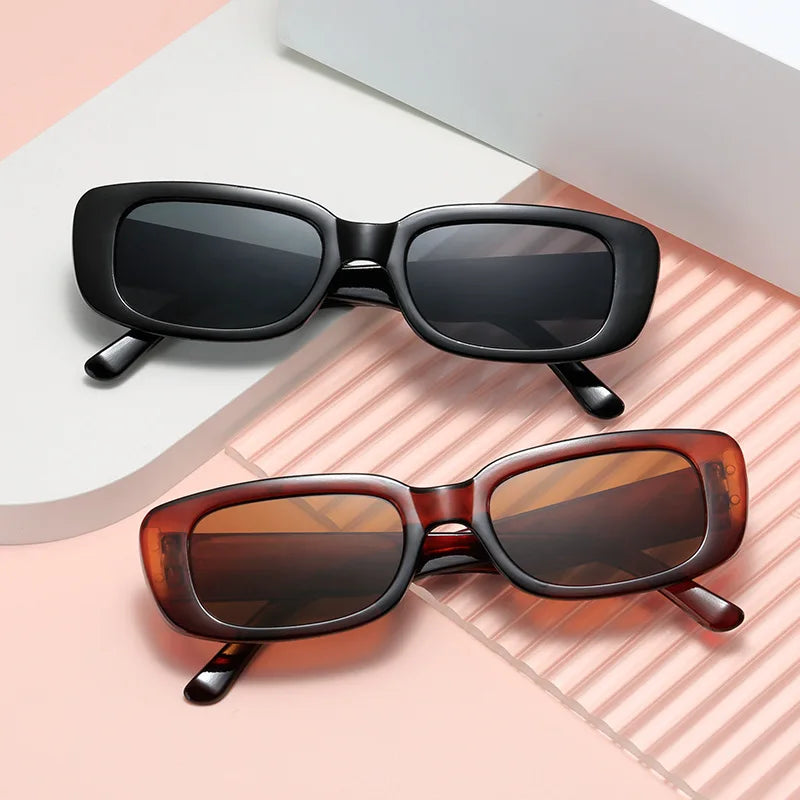 Trendy Small Square Frame Sunglasses - Stylish & Versatile