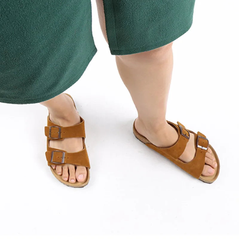 Step into Comfort: Double-Strap Sandals